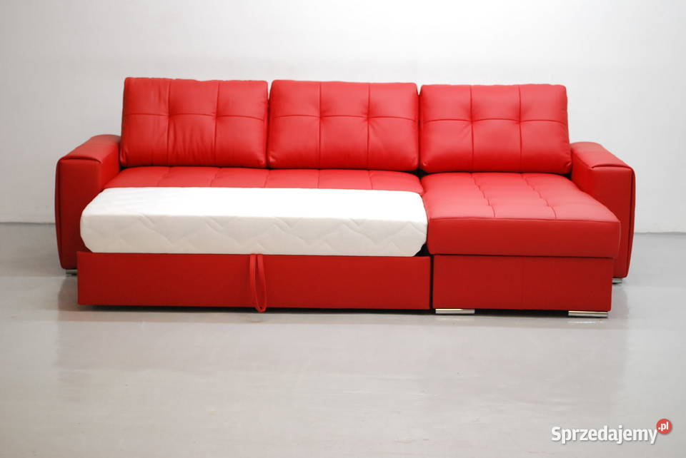 SKÓRA NATURALNA NAROŻNIK Z FSPANIA 6038 SOFA Poznań