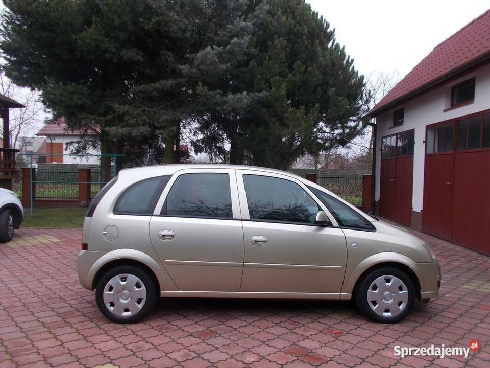 OPEL MERIVA 16 benz z GAZEM 2007 r 5 drzwi elektryczne szyby Uniejów
