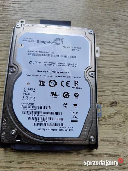 Dyski do laptopa 80GB i 320GB Bydgoszcz