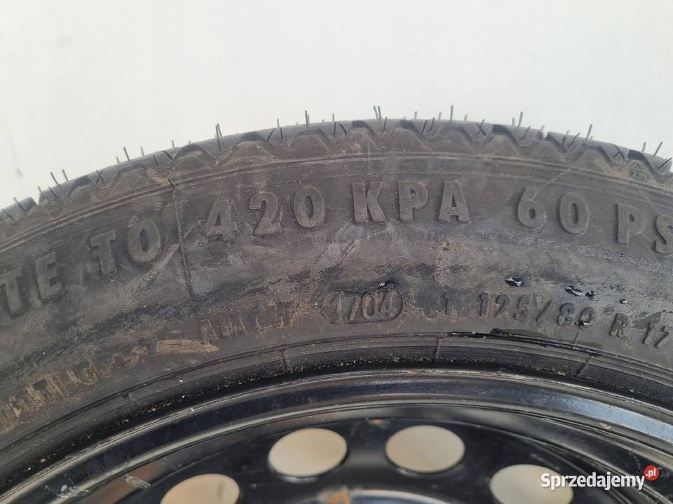 KOŁO DOJAZDOWE Volvo S80 V70 S60 I dojazdówka Samochodowe Chełm