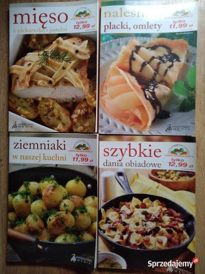 Książki przepisy kulinarne Biskupiec