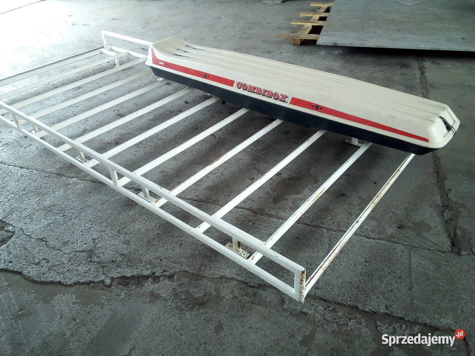 Bagażnik dachowy z boxem na vw t4 caravella stan Wałbrzych