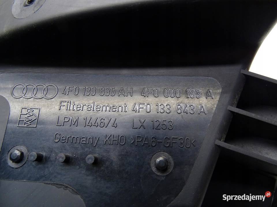 OBUDOWA FILTRA POWIETRZA AUDI A6 C6 LIFT 20 TDI osobowe sprzedam