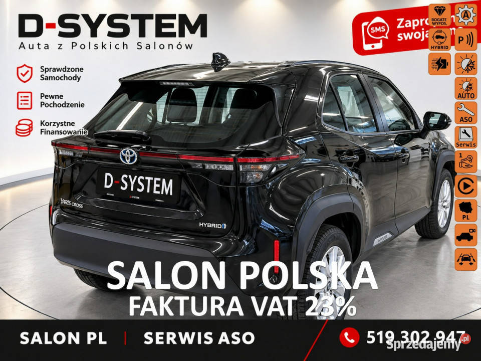 Toyota Yaris Cross 22 Salon Polska 1Właściciel światła do jazdy dziennej Białystok