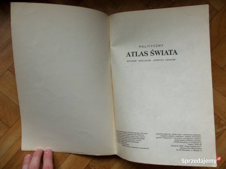 Atlas świata polityczny 1988 Głuchołazy