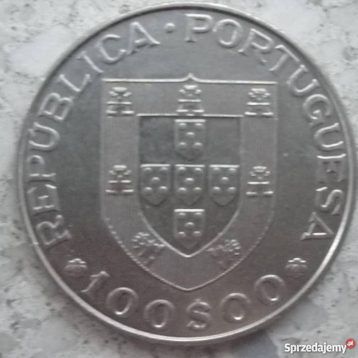 PORTUGALIA100 ESCUDOS 1984 COPPER NICEL mazowieckie Legionowo