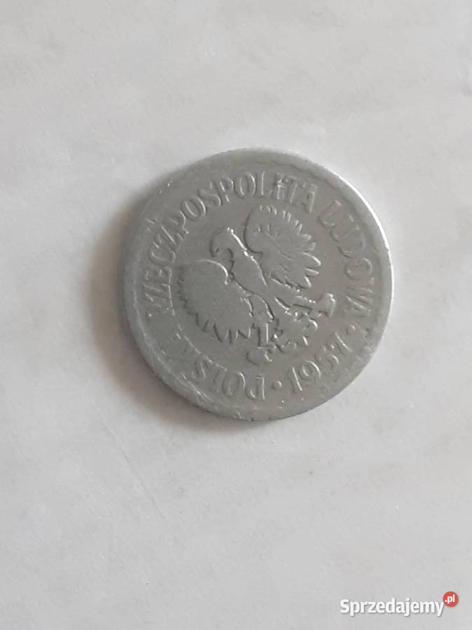 MONETA 1 1975 BEZ ZNAKU MENNICZEGO Szczecinek