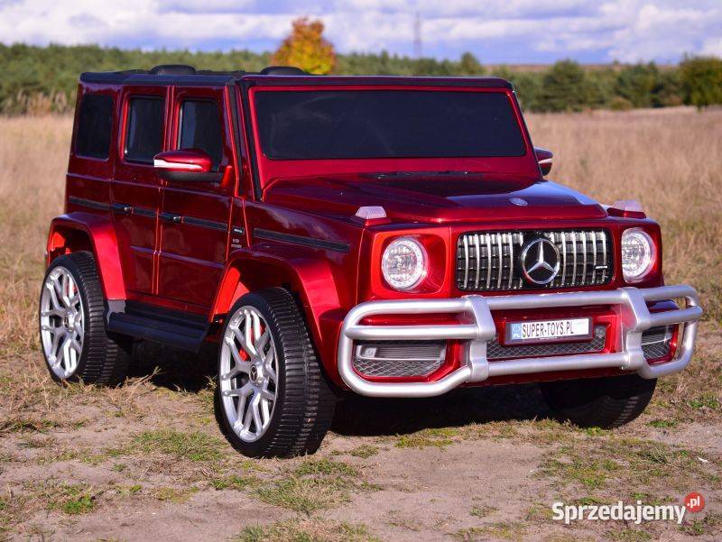 MERCEDES G63 AMG 2 DZIECI 24V 4X4 MIĘKKIE KOŁA Toruń