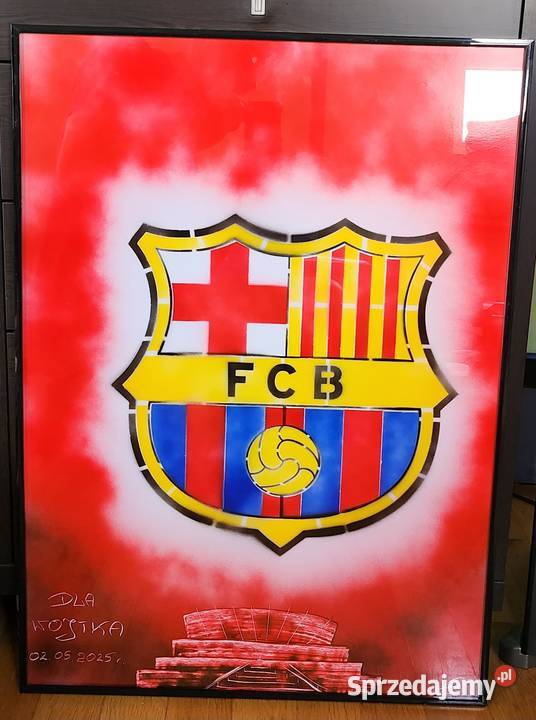 Plakat FCB 50 x 70 w ramie szkłem Warszawa