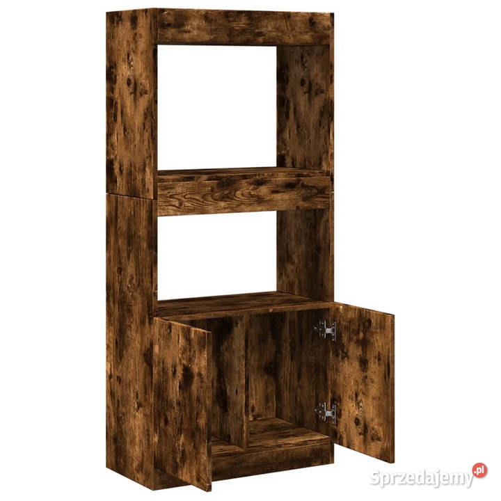Wysoka szafka przydymiony dąb 63x33x140 WM855110 sprzedam