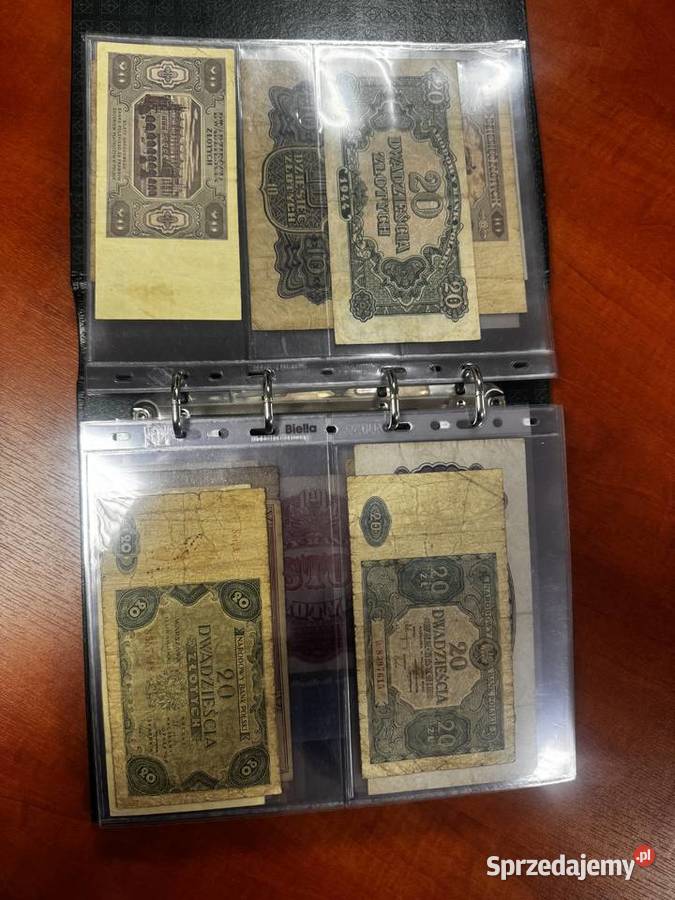 Kolekcja banknotów PRL kolekcjonerskie marki Pustków-Osiedle sprzedam