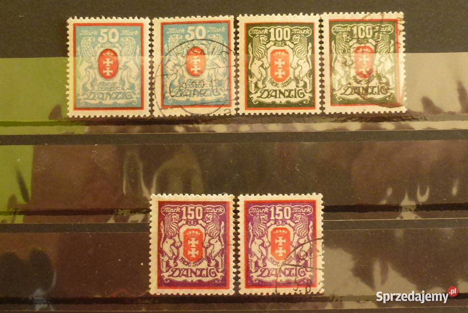 Znaczki Wolnego Miasta Gdańsk Fi 110112 Warszawa sprzedam