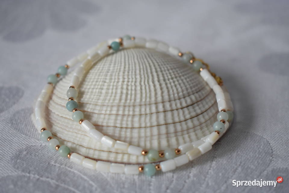 Naszyjnik masa perłowa