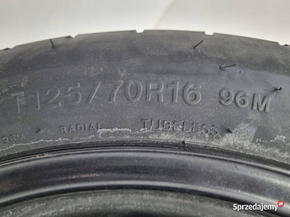 KOŁO DOJAZDOWE Audi Seat Vw Golf VI 12570 R16 sprzedam