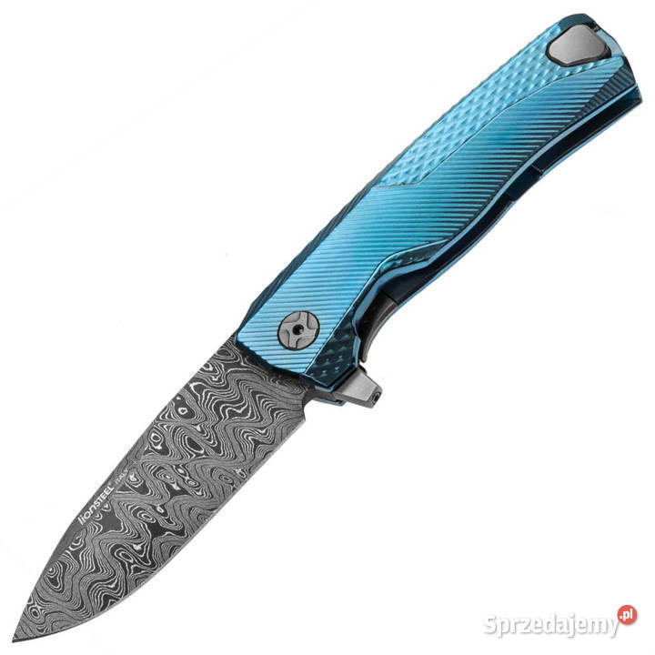 Nóż składany LionSteel Blue Titanium Chad Warszawa