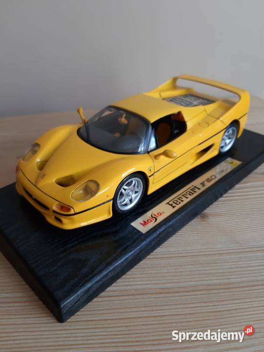 Model samochodu 118 Ferrari F501995 Maisto żółte Głuchołazy sprzedam