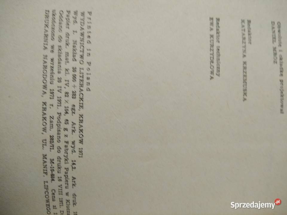 Lem książki Bezsenność księgarnie Warszawa