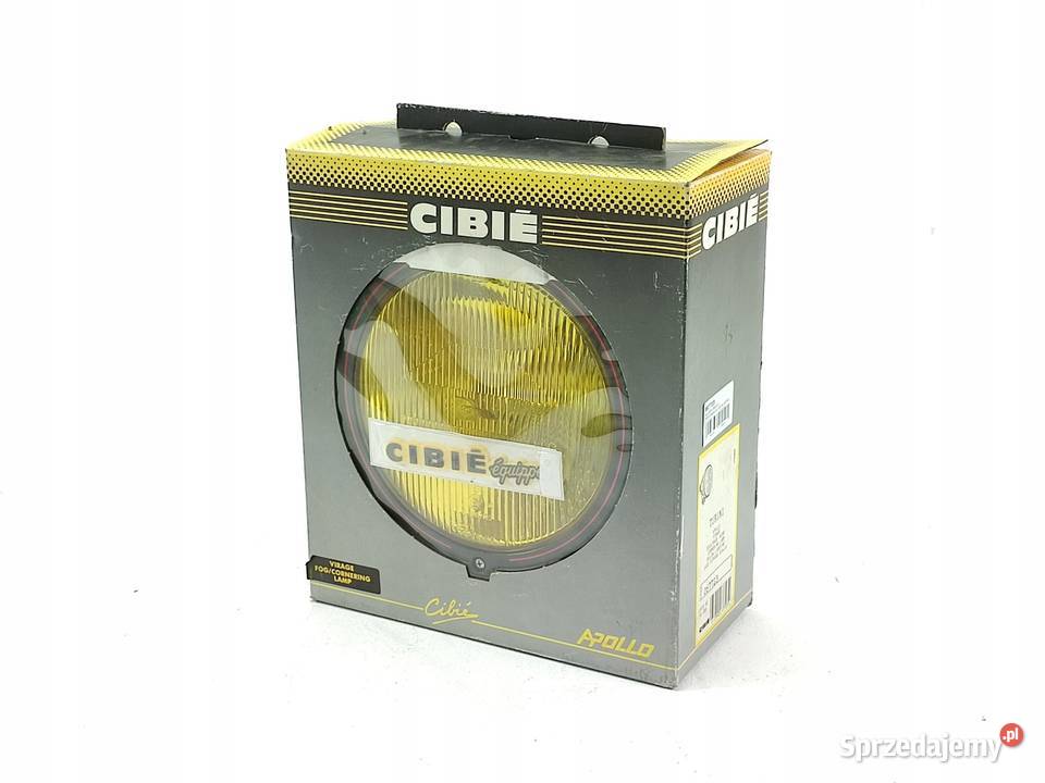 HALOGEN ŚWIATŁO PRZECIWMIELNE 225mm RETRO ŻÓŁTE