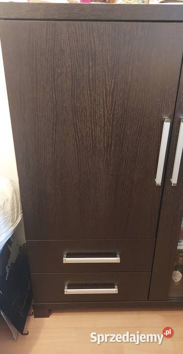 Komoda z DREWNA z podświetleniem 126cm Komody Kraków