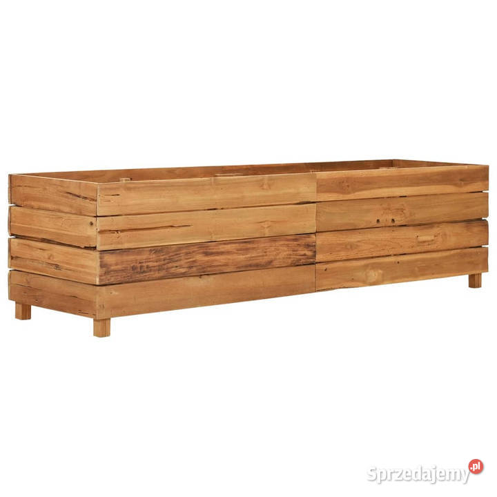 Podwyższona donica 150x40x38 drewno tekowe z Warszawa