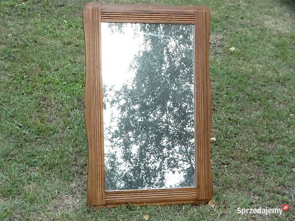 Stare drewniane lustro w stylu retro vintage 88 Biłgoraj sprzedam
