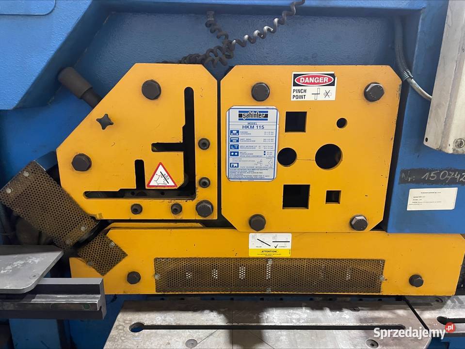 Hydrauliczna nożycoprasa wykrawarka SAHINLER HKM Jelenia Góra sprzedam