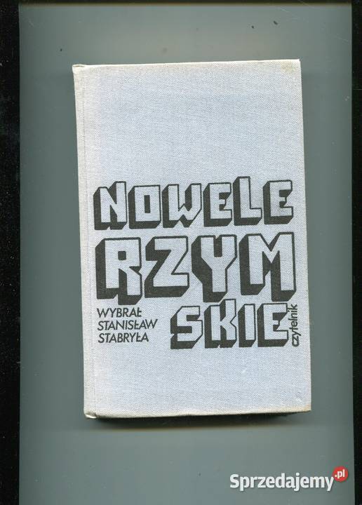 Nowele rzymskie Rok wydania 1977 Szczecin
