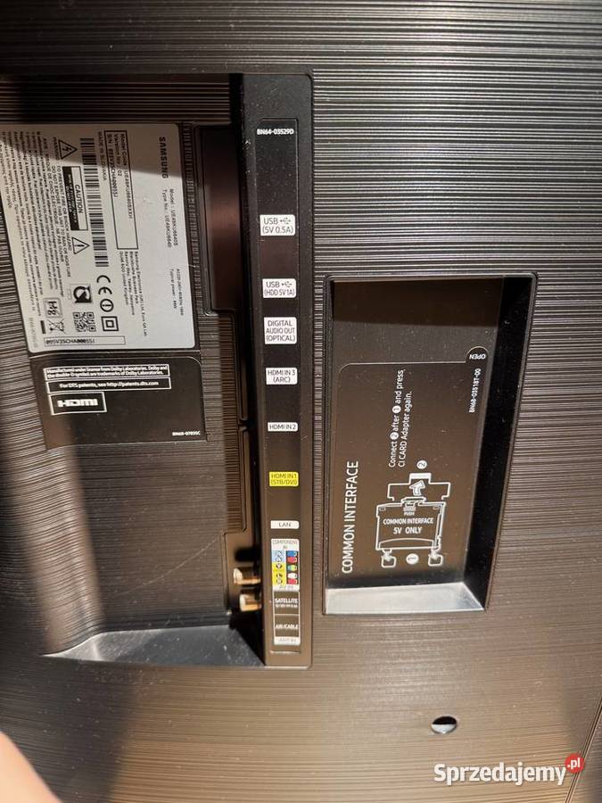 Samsung UE49KU6640SXXH Curved uszkodzony Dąbie