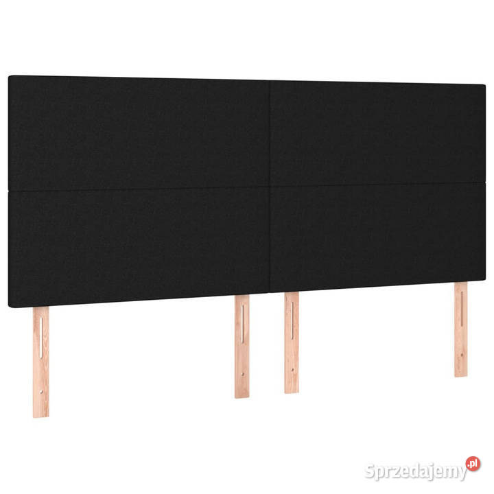 Zagłówek do łóżka z LED czarny 180x5x118128 Ramy i stelaże Warszawa