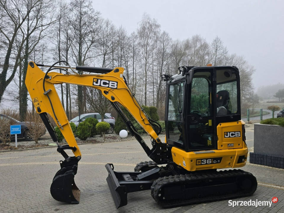 minikoparka JCB 36C1 Minikoparka gąsienicowa JCB Skępe