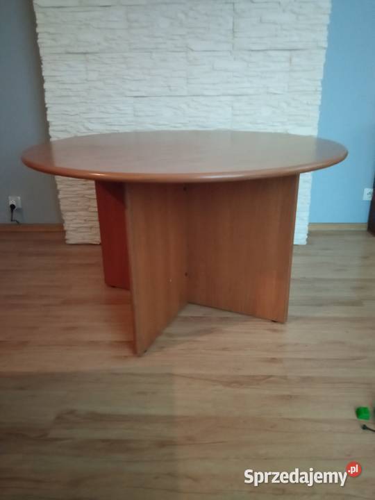 Stół okrągły 120 x 0 x 70 calvados olcha 70cm Nieporęt
