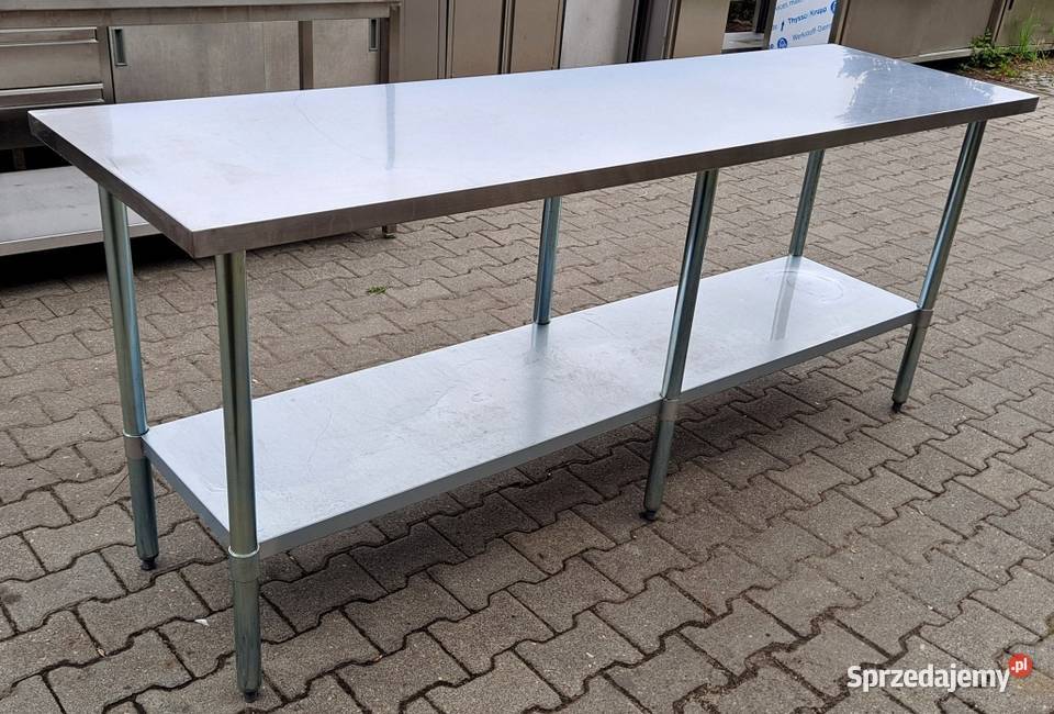 STÓŁ GASTRONOMICZNY CENTRALNY Z PÓŁKĄ 2136090 Nowe Skalmierzyce sprzedam
