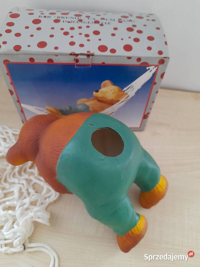 Figurka Niedźwiadek Bruno na hamaku 19 Figurki i rzeźby Bogatynia