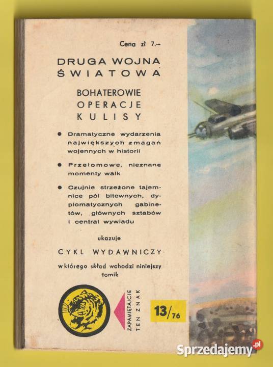 ŻÓŁTY TYGRYS TOKIOGODZINA 1230 1976 Rok wydania 1976