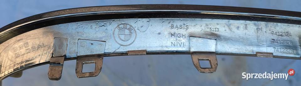 BMW F10 F11 lift Nerka prawa grill 7412324 listwy na zderzak śląskie Jaworzno sprzedam