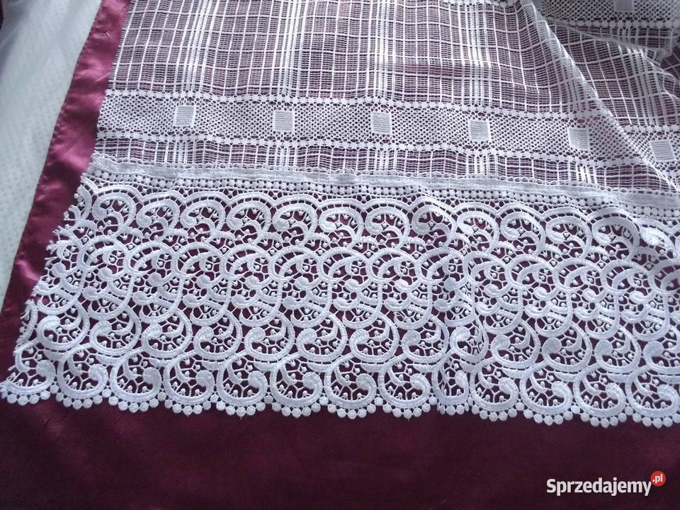 Materiał firana żakard gipiura 169660 Piekary Śląskie