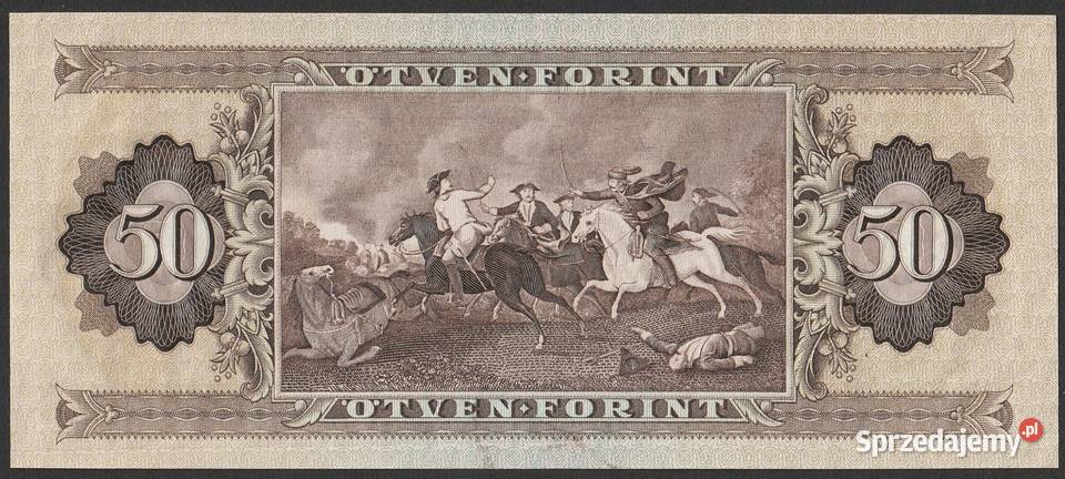 WĘGRY 50 FORINT 1980 RAKOCZY STAN BANKOWY unc Łódź