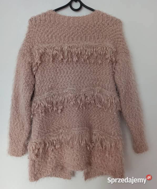 Sweter kardigan z frędzlami rozmiar ML lubelskie