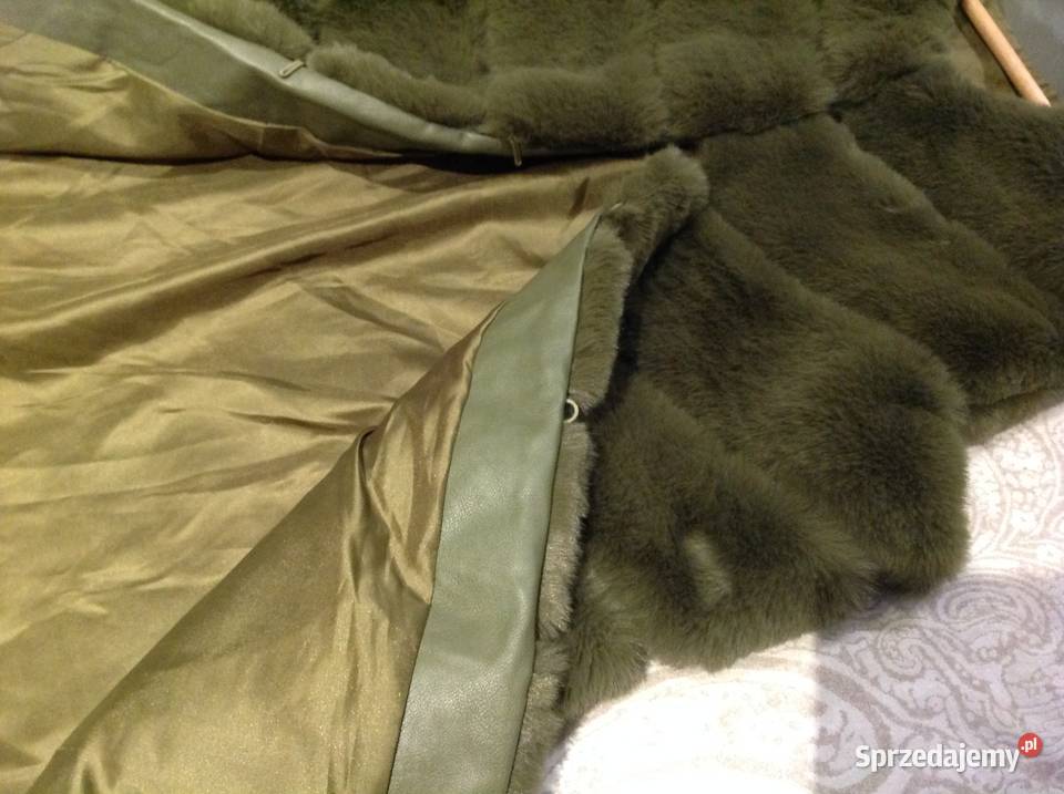 Kamizelka Futrzana Damska M NOWA Zielona Nowa Sól sprzedam
