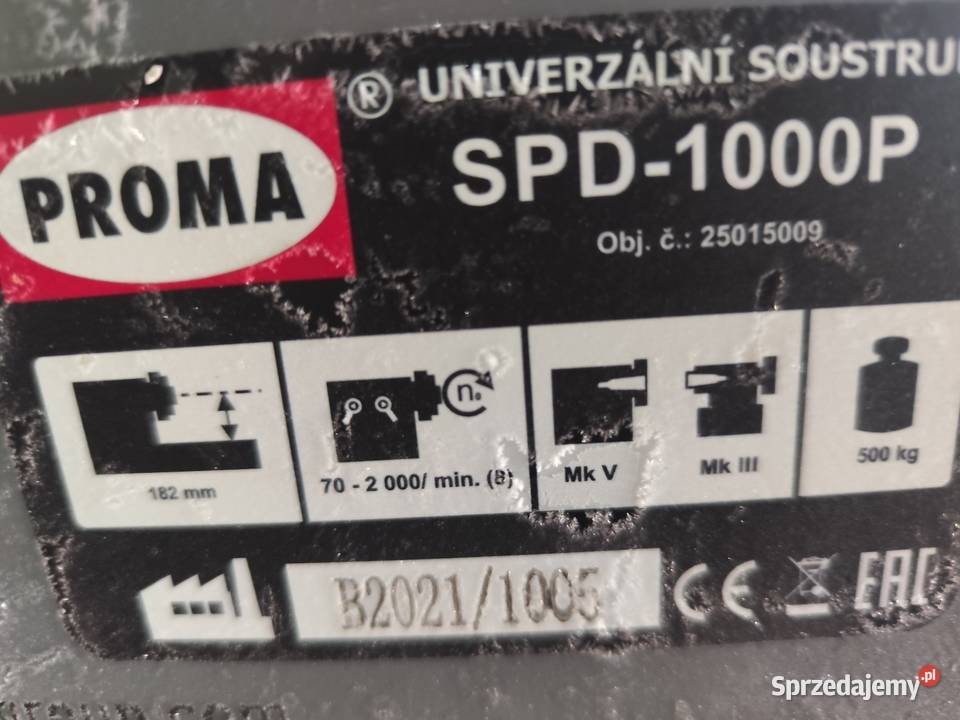 Tokarka warsztatowa nowa stan idealny Proma Maków Podhalański sprzedam