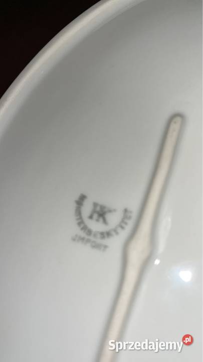 Patera Półmisek HK Monsterbeskyttet Import Kwiat Porcelana i szkło Gdańsk