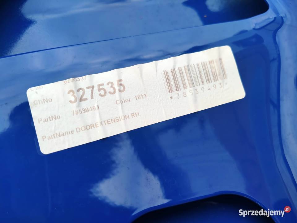 VOLVO FH5 FH 5 PRZEDŁUŻENIE DRZWI PRAWE 78539493 Kargowa