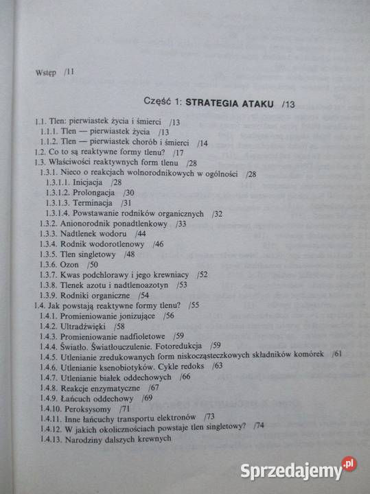 Druga twarz tlenu GBartosz biochemia tlen Łódź