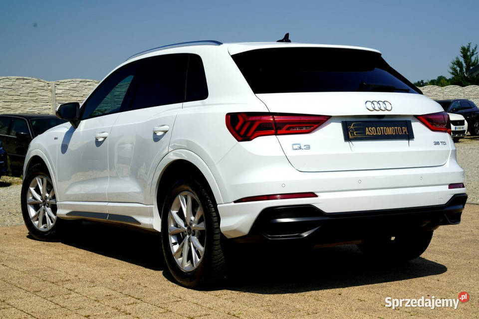 Audi Q3 SLINE skóra FUL LED parktonik NAWI alusy światła przeciwmgielne Otmuchów