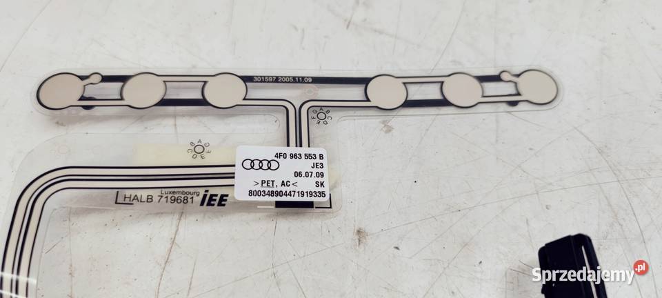 CZUJNIK FOTELA WAGI AUDI A6 C6 4F0963553B Przystajń
