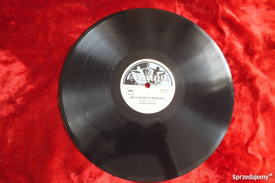 Płyta winylowa szelakowa niemiecka gruba ciężka 1 płyta Żary