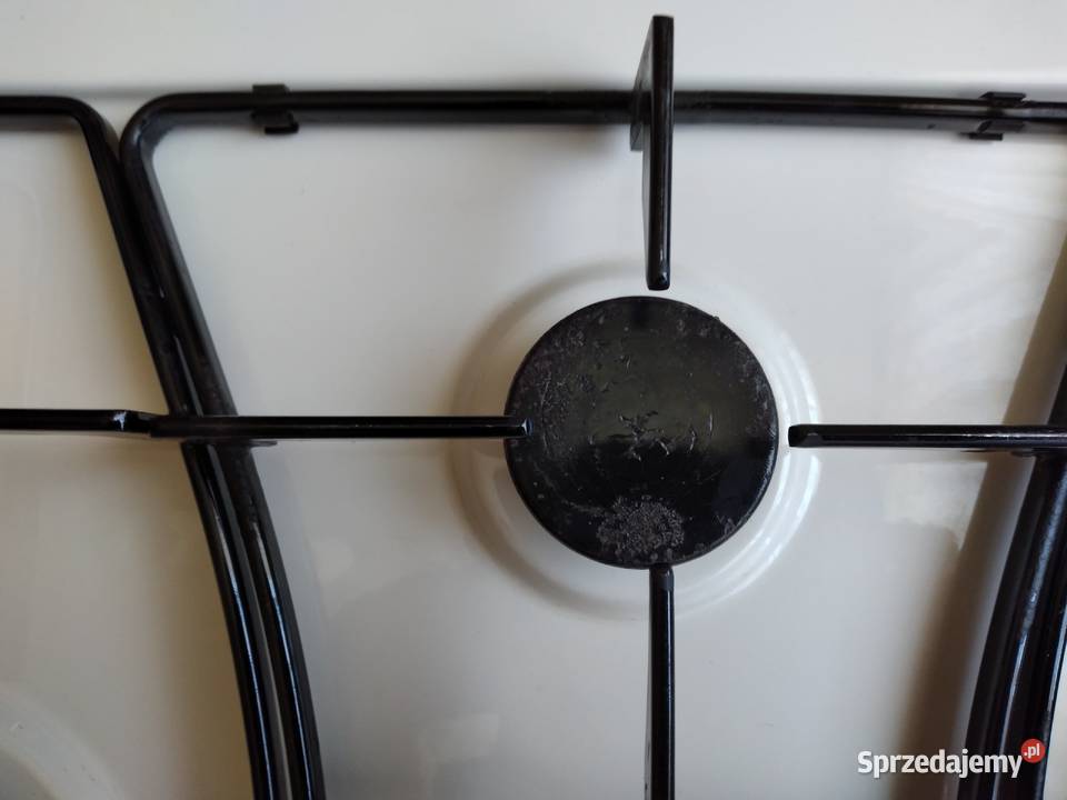 Biała płyta gazowa do zabudowy HotpointAriston śląskie Huta Stara B