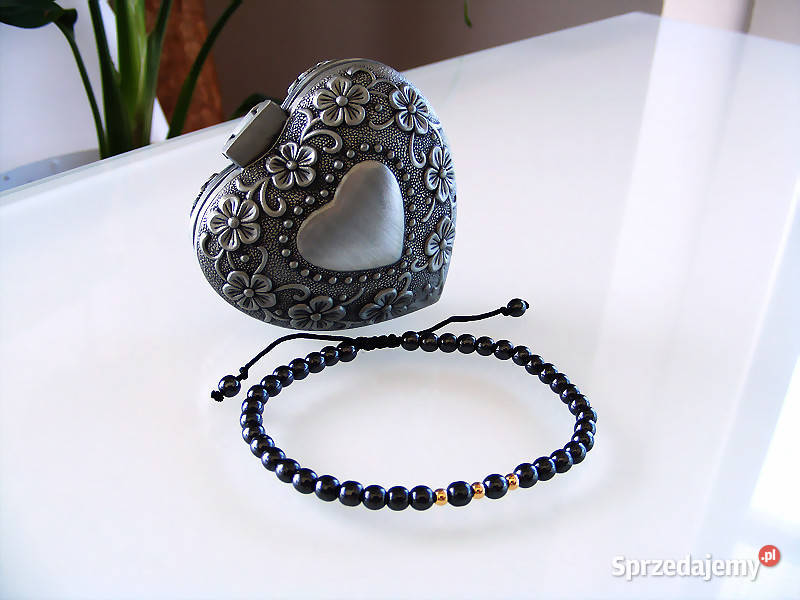 Bransoletka damska Trzej Aniołowie złotohematyt Aleksandrów Łódzki sprzedam