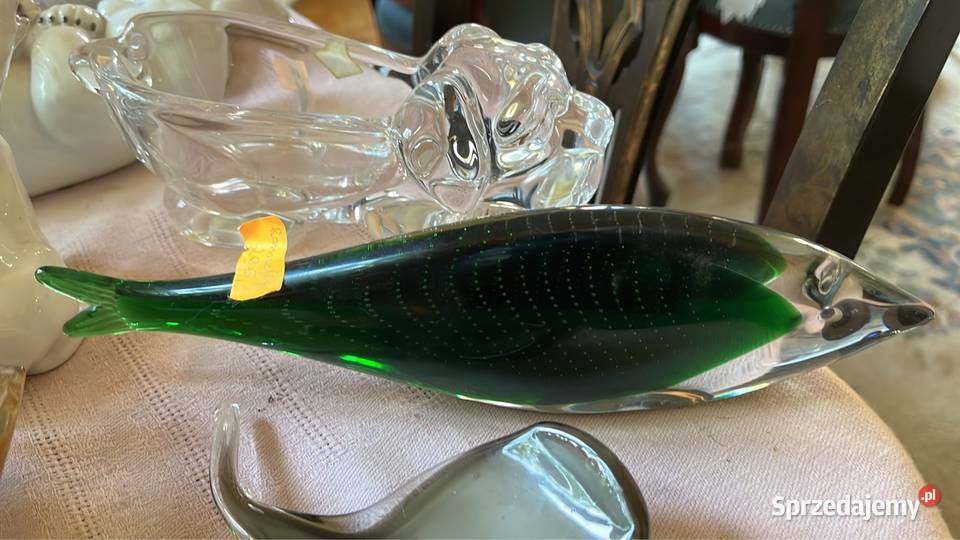 Figurka RybaUnikatowa Vintage FM Art Glass Gdańsk sprzedam
