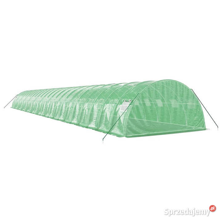 Szklarnia ze stalową ramą zielona 96 m 24x4x2 m mazowieckie